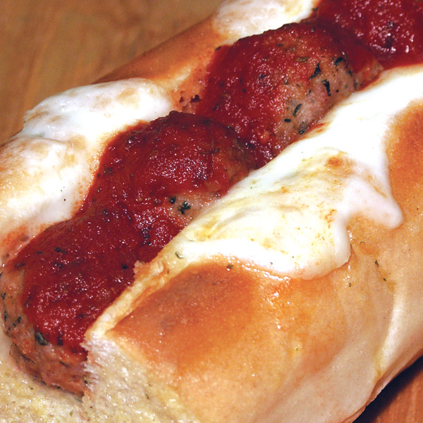 Order Meatball Hoagie food online from DaVinci's store, Lincoln on bringmethat.com