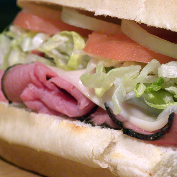 Order Pastrami Hoagie food online from DaVinci's store, Lincoln on bringmethat.com